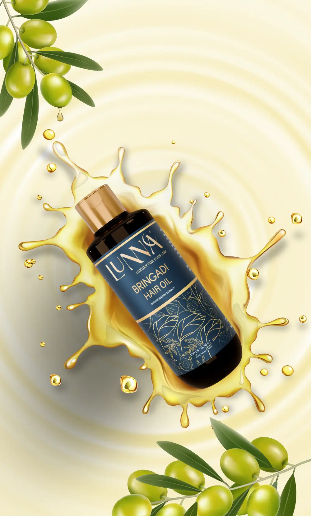 Lunna Bringadi Hair Oil Decorative Image