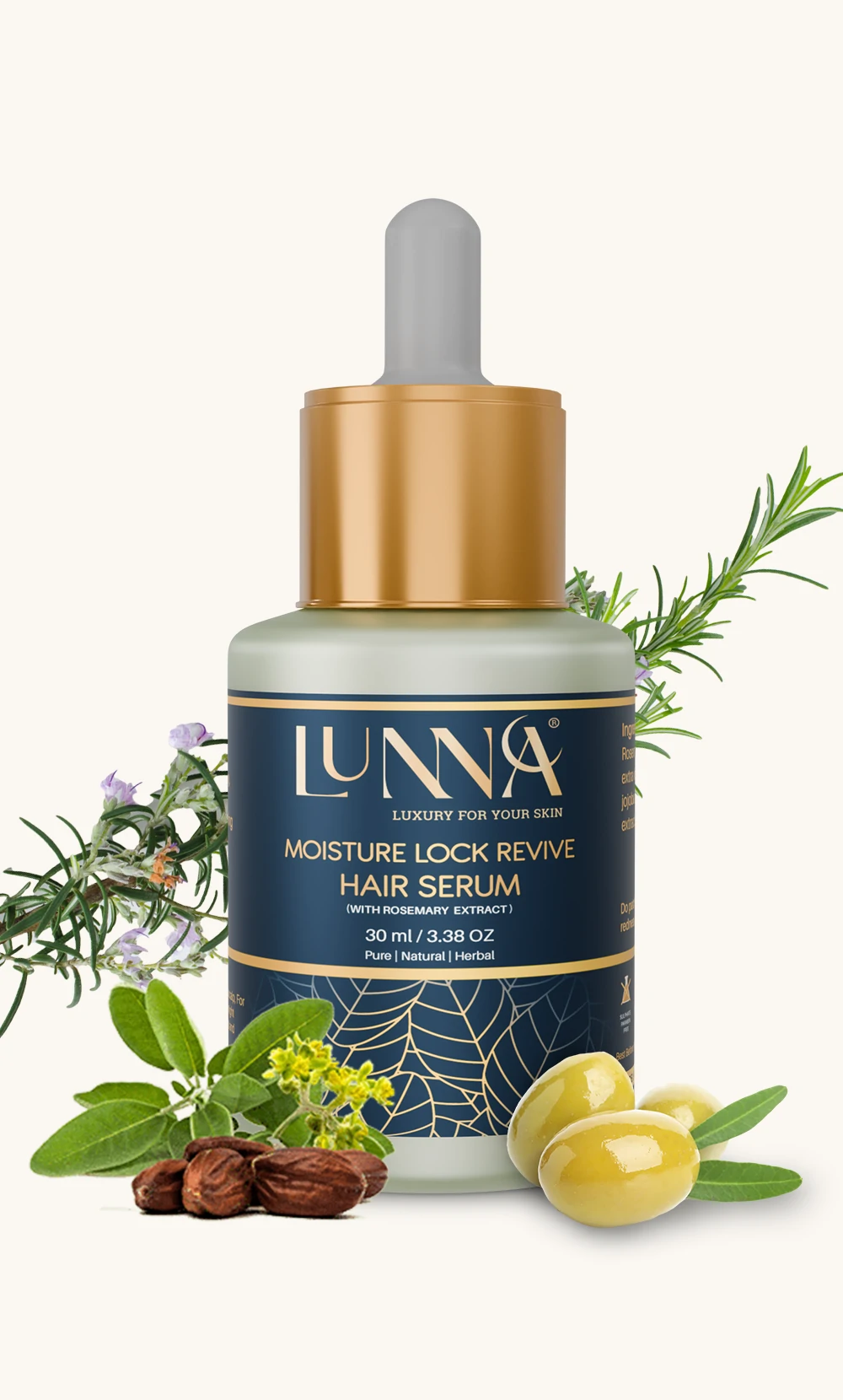 Lunna Moisture Lock Revive Hair Serum Decorative image 2