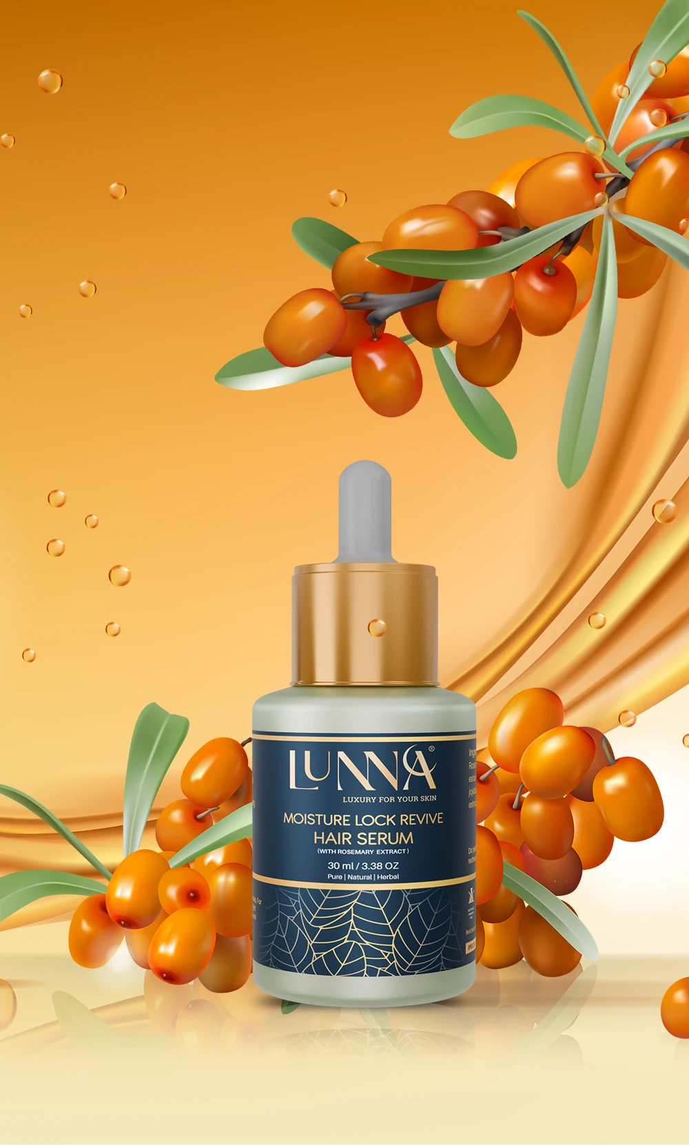 Lunna Moisture Lock Revive Hair Serum Decorative image 1